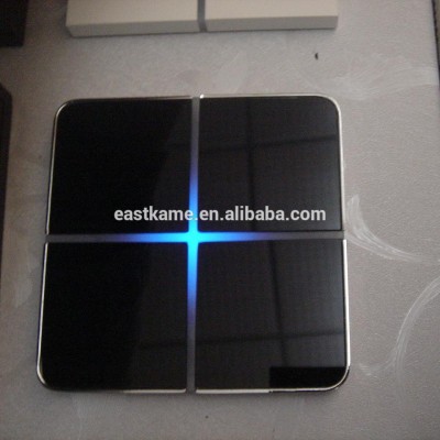 eastkame high quality wall touch switch & glass light switch & glass switch panel for knx system